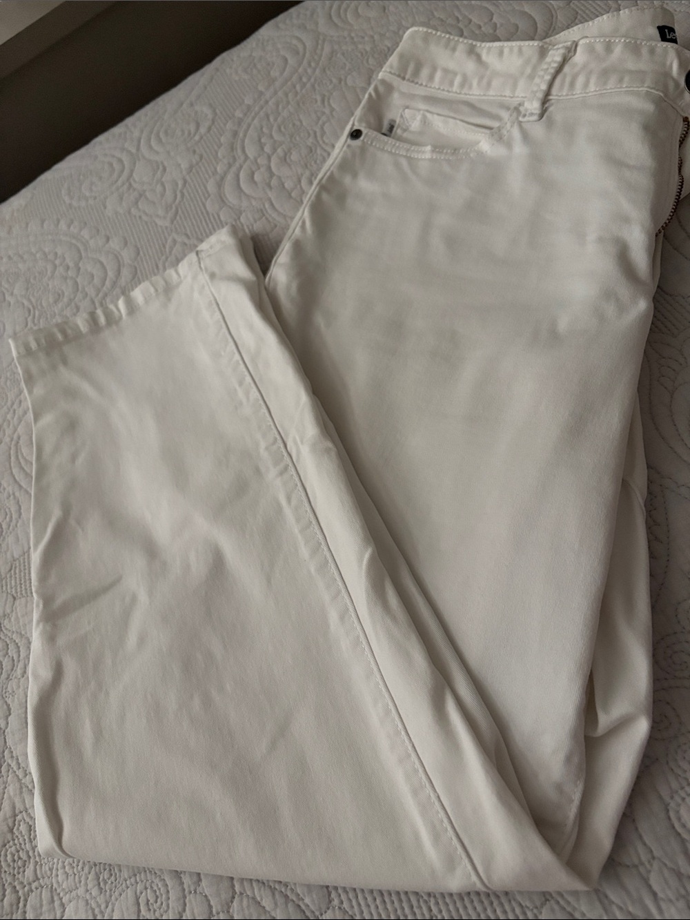 Lee White Curvy Fit Jeans